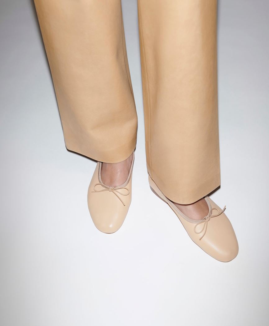 Women's Mansur Gavriel Dream Ballerina Ballet Flats Beige | AU 0486YQ